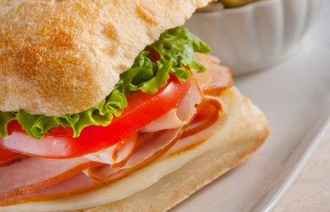 Bmcc Turkey Artichoke sandwich